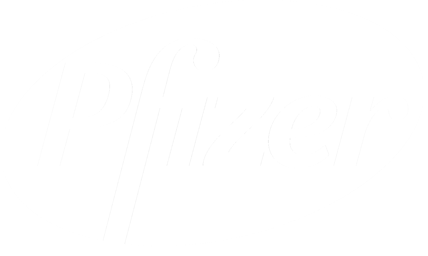 White Pfizer Logo