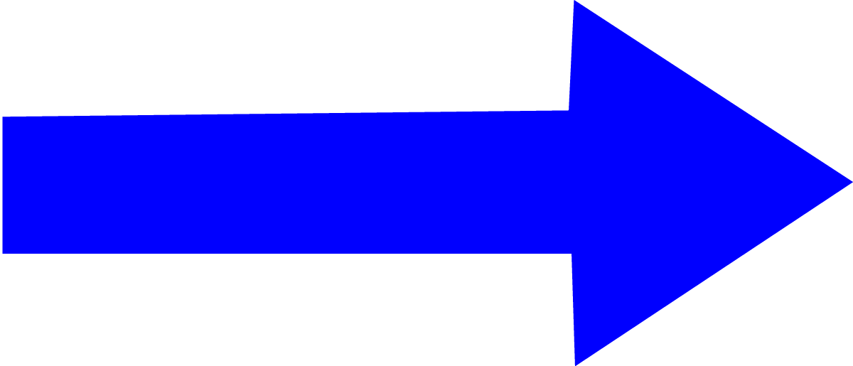 Blue Aarrow PNG Image