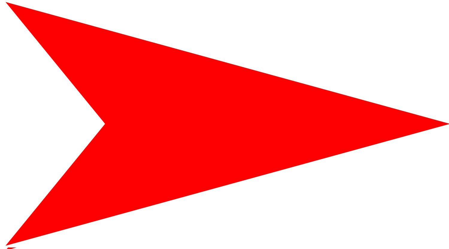 Red Arrow Head PNG