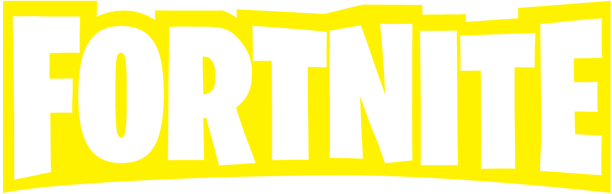 Yellow Fortnite Logo