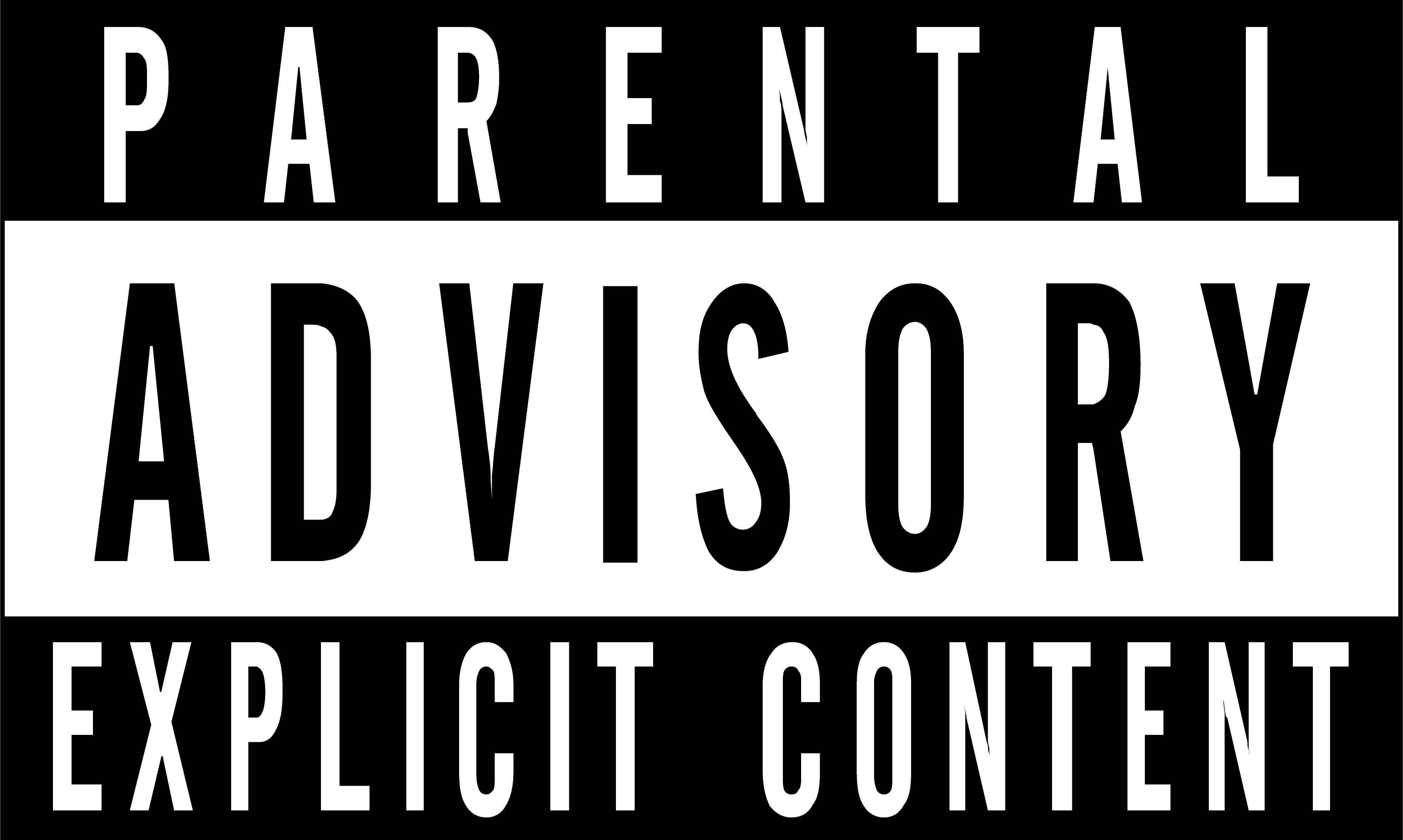 Parental Advisory PNG Sticker