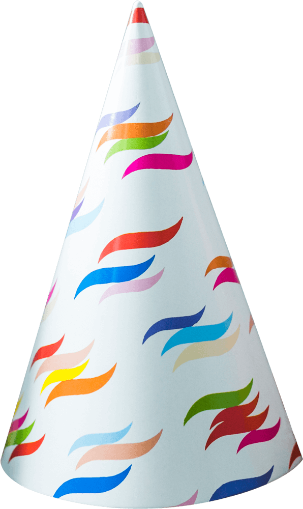 White Birthday Hat PNG