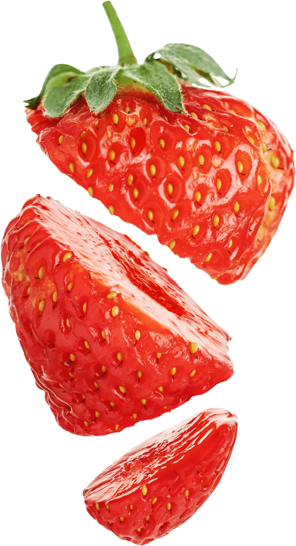 Cut Strawberry PNG