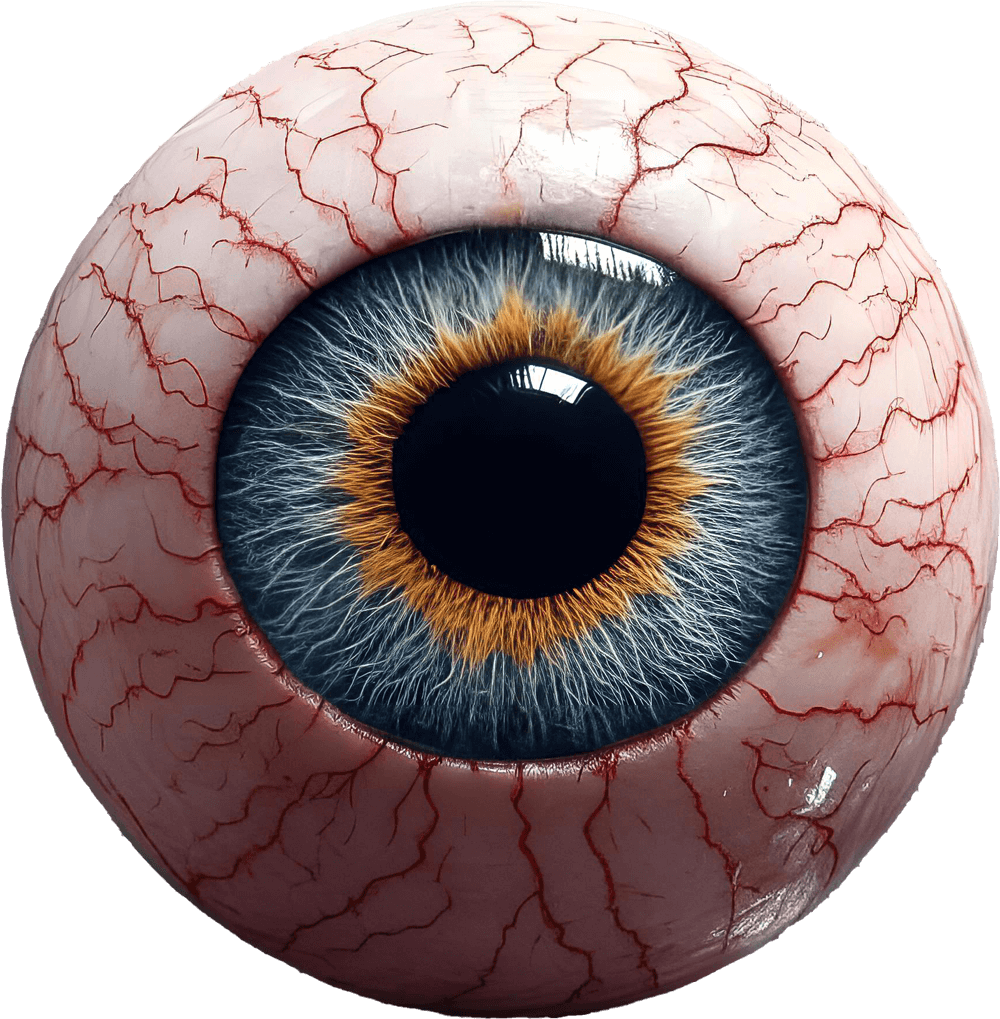 3D Eyeball PNG