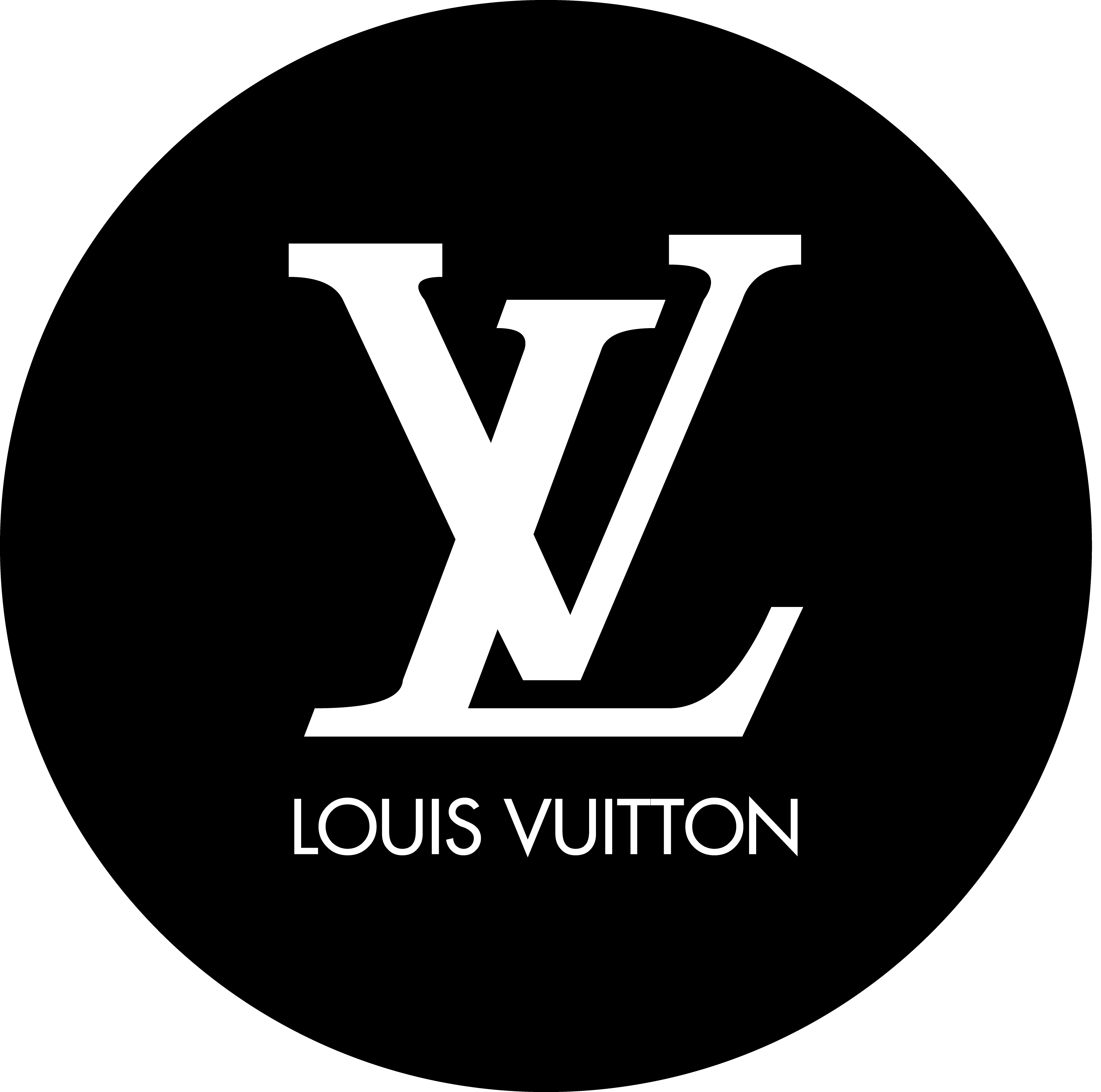 Circle Louis Vuitton Logo PNG