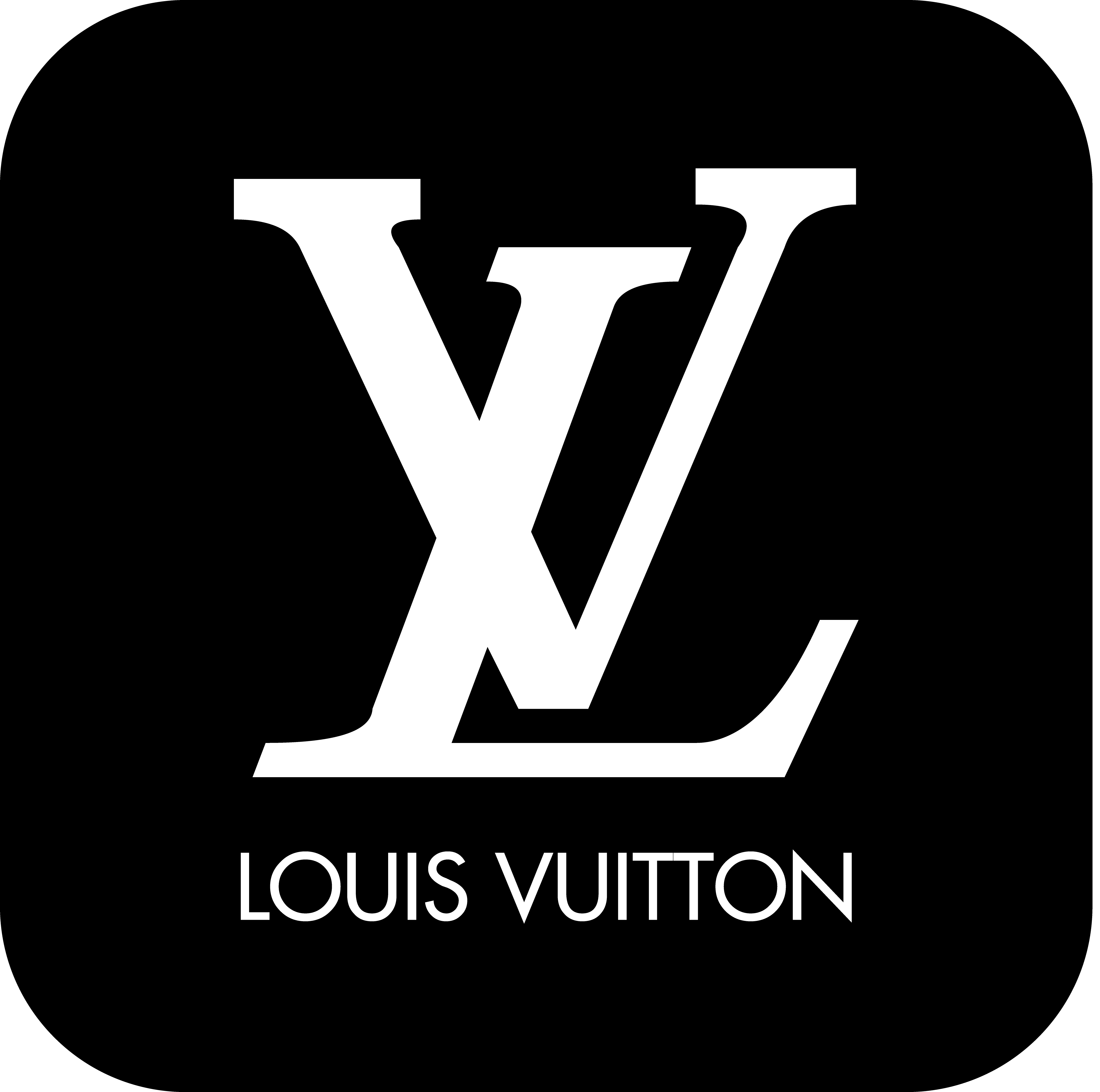 Square Louis Vuitton Logo PNG