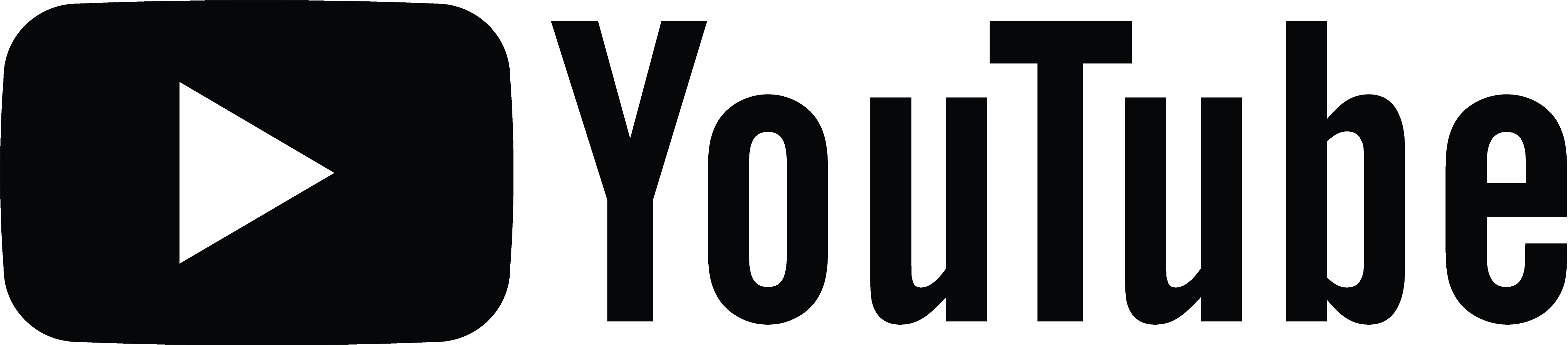 Black Youtube Logo PNG