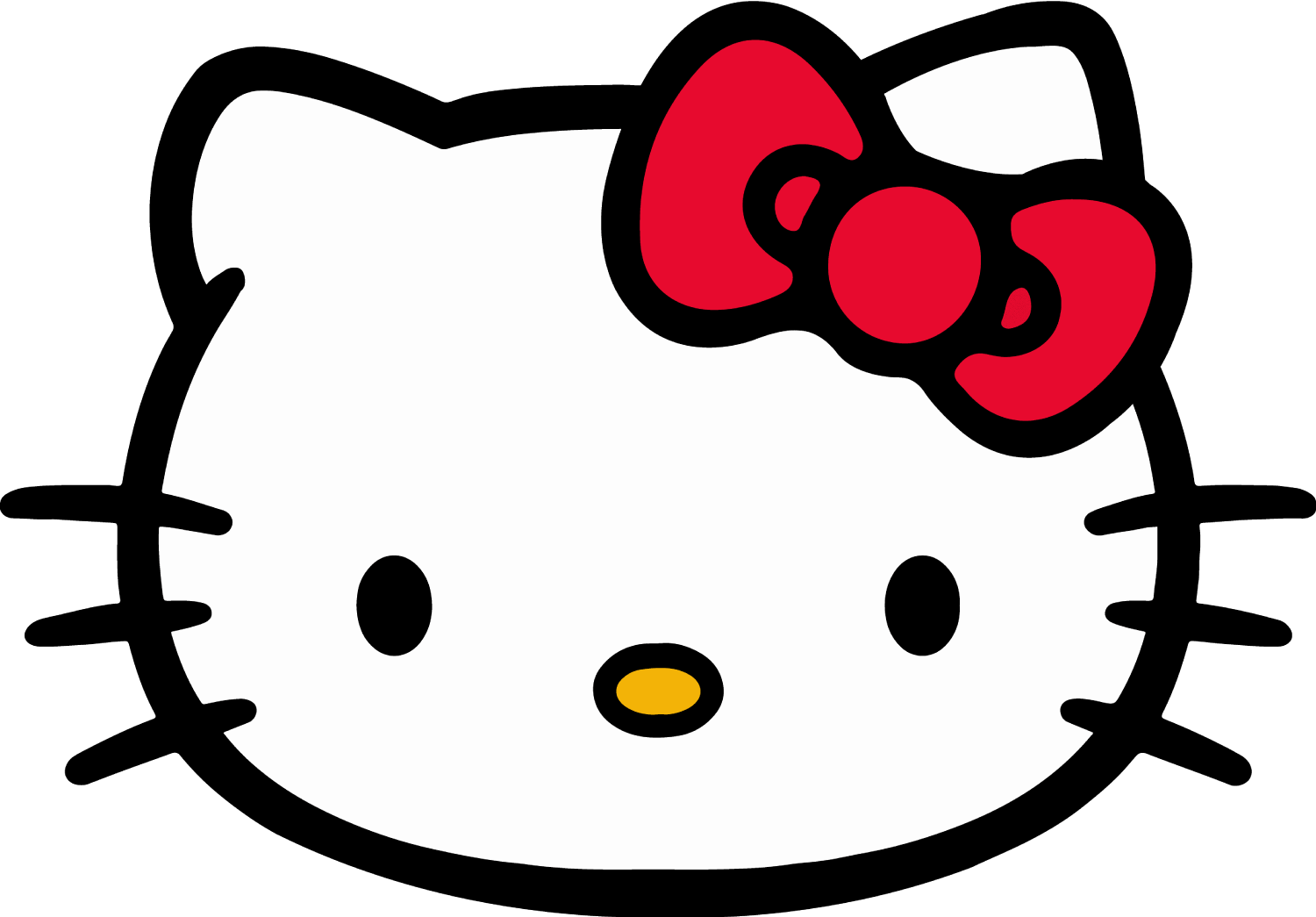 Hello Kitty Face PNG