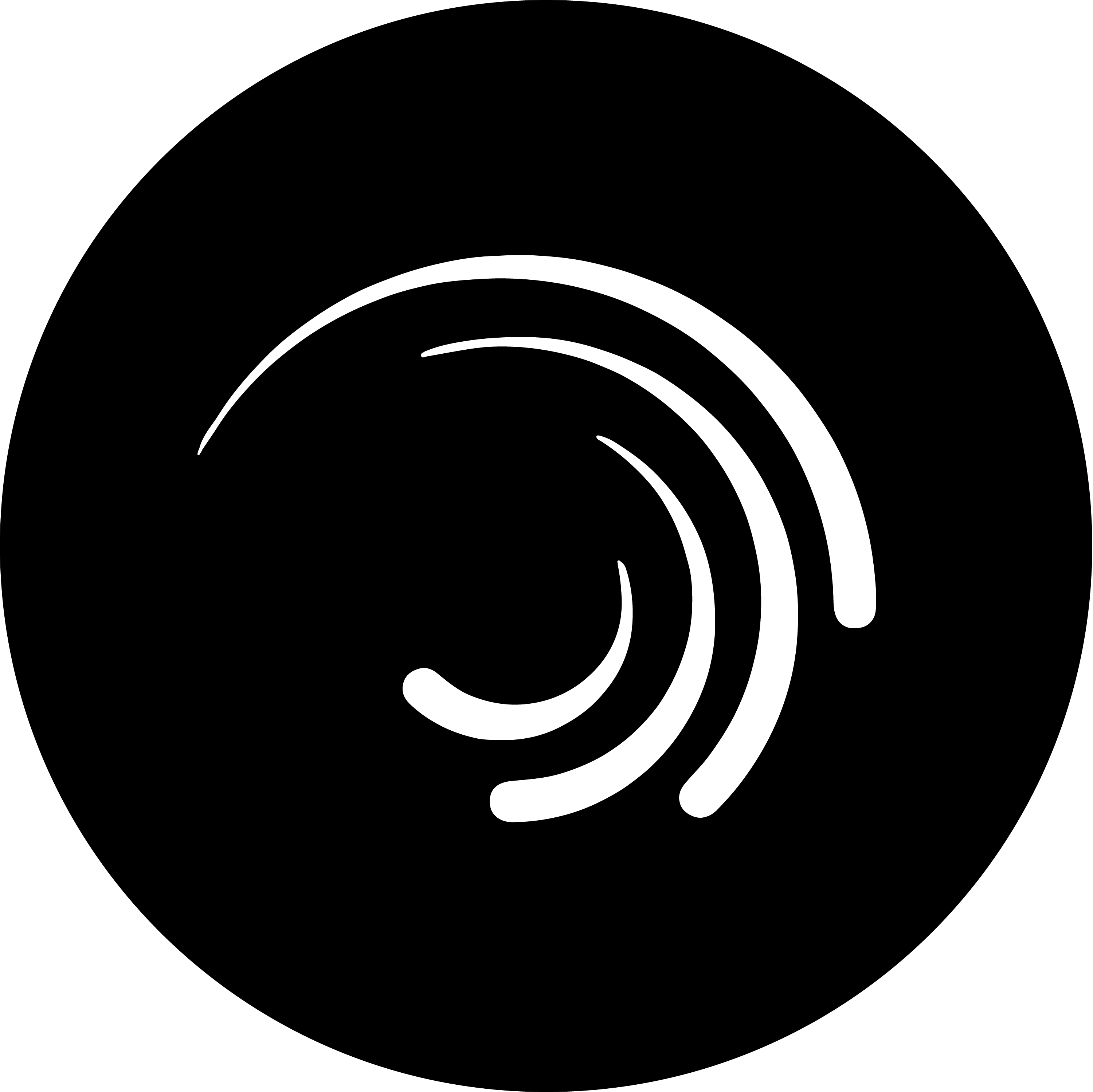 Alight Motion Circle Black PNG