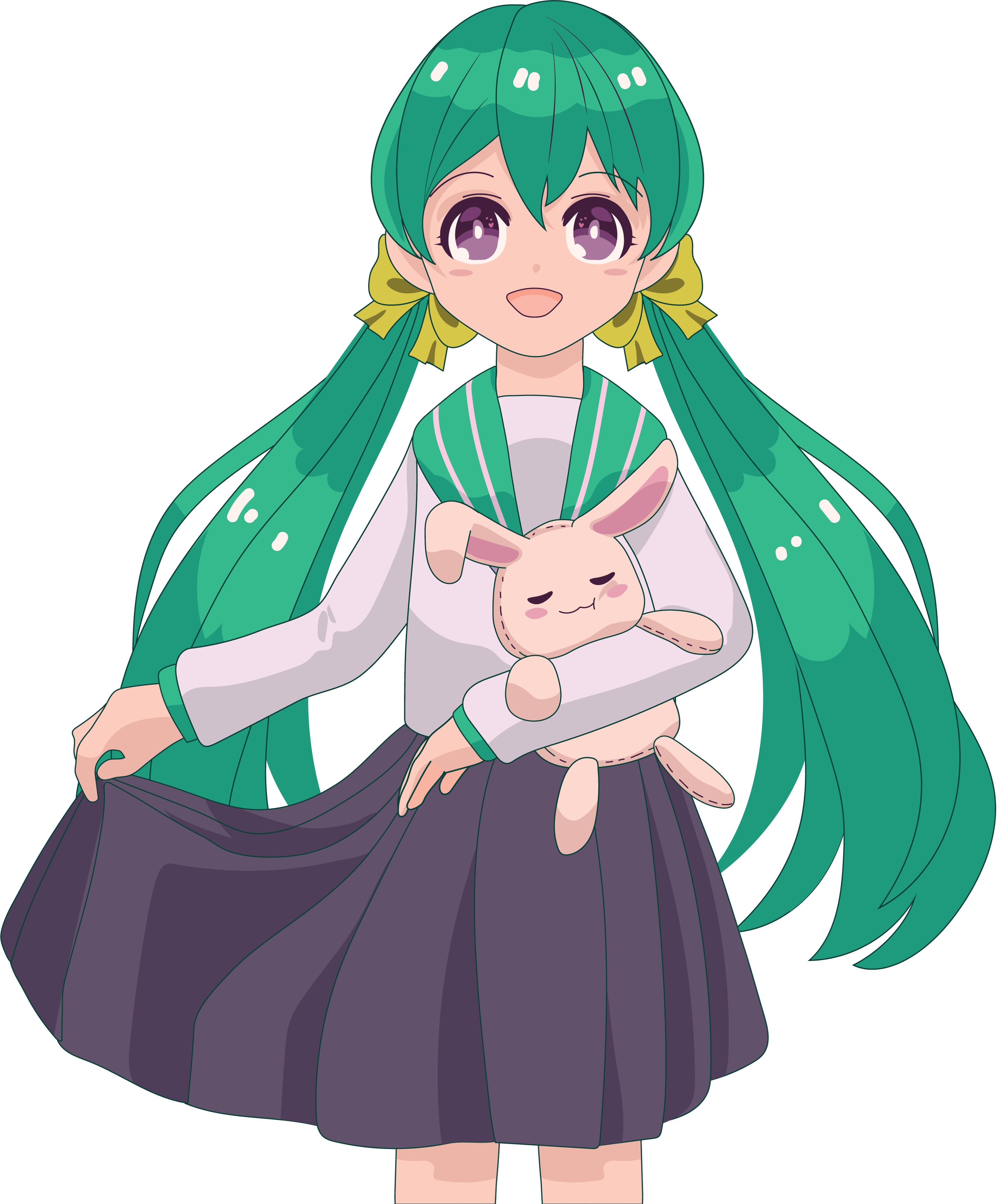 anime girl png full body