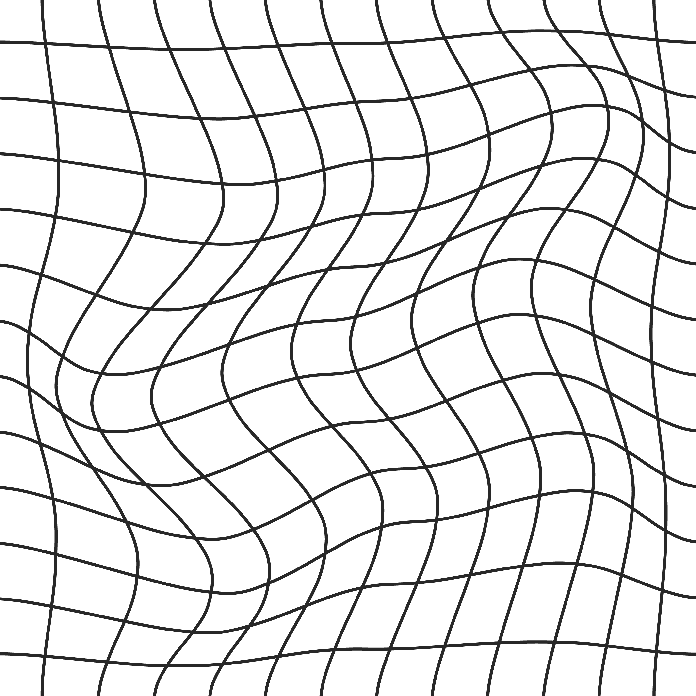 Curved Grid PNG