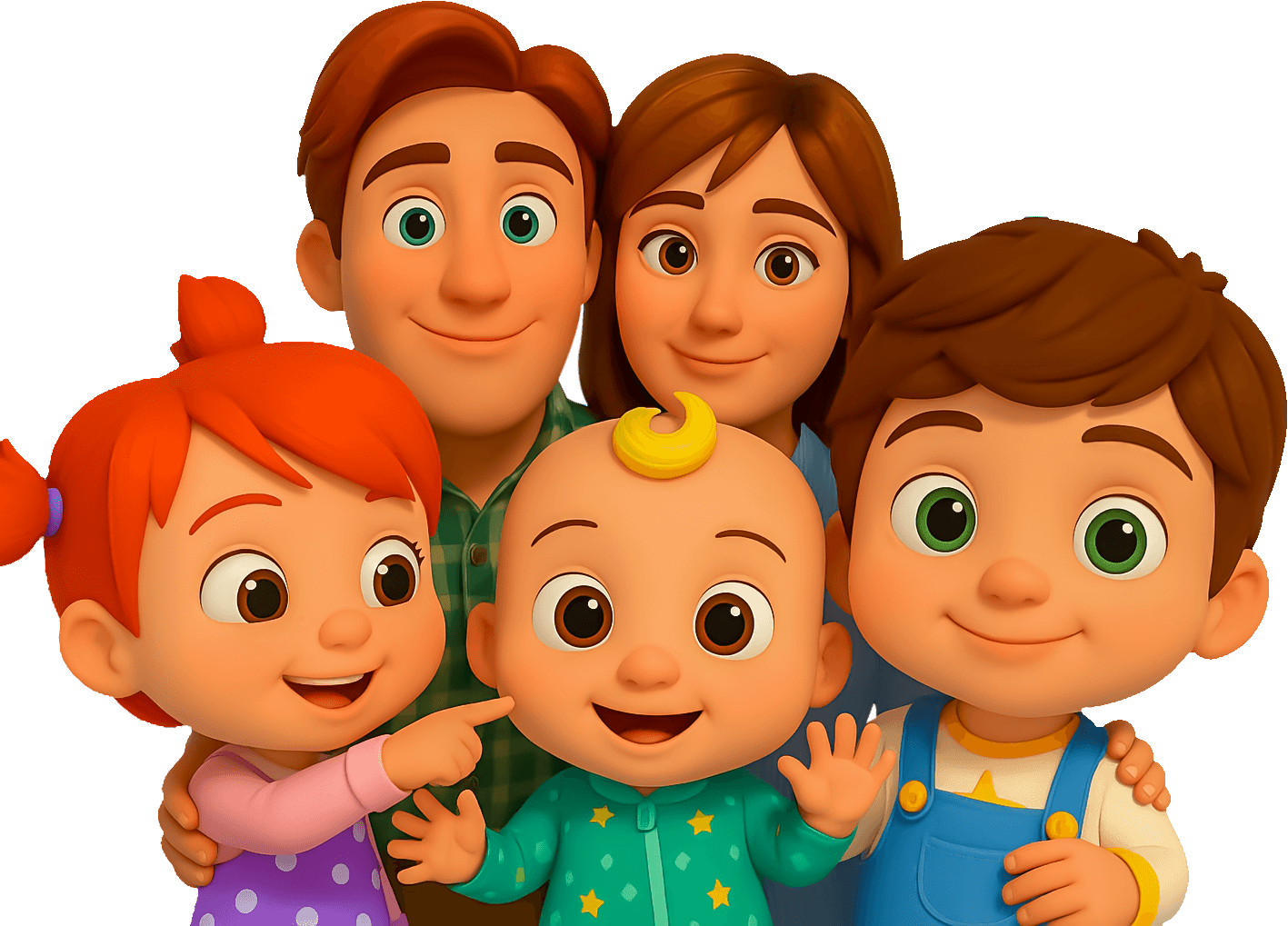 Cocomelon Family Transparent PNG