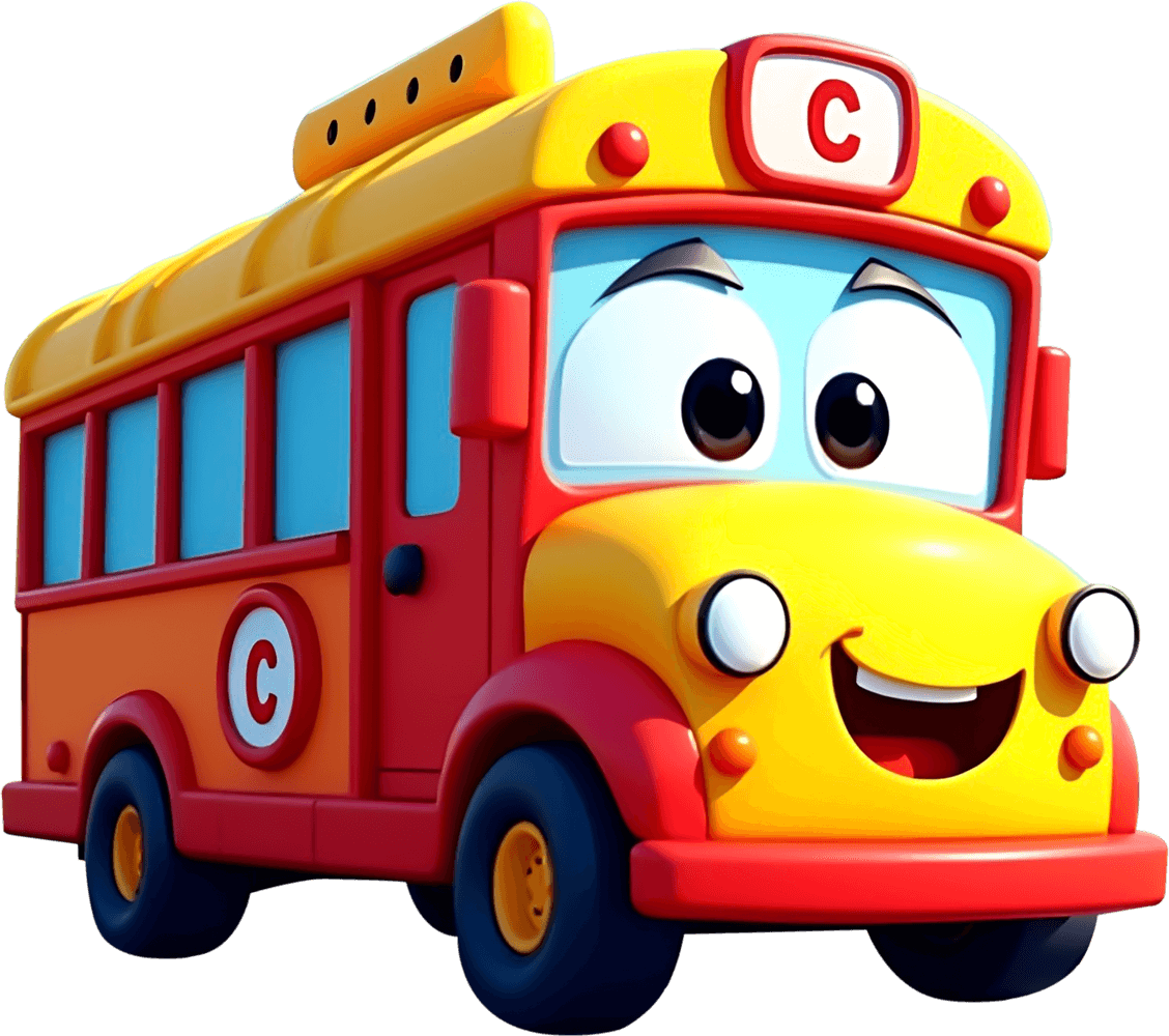Cocomelon Bus Image Transparent Background
