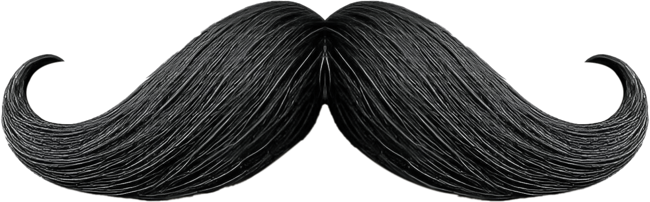 Black Mustache PNG
