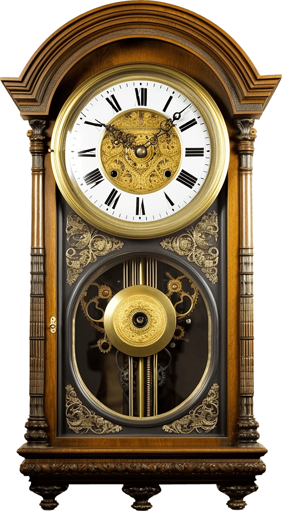 Clock with Bell Transparent PNG