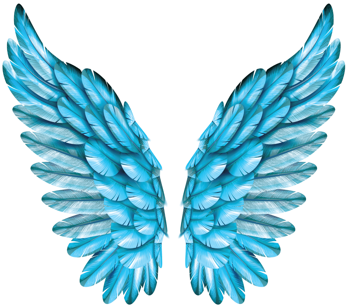Angel Wings Blue PNG