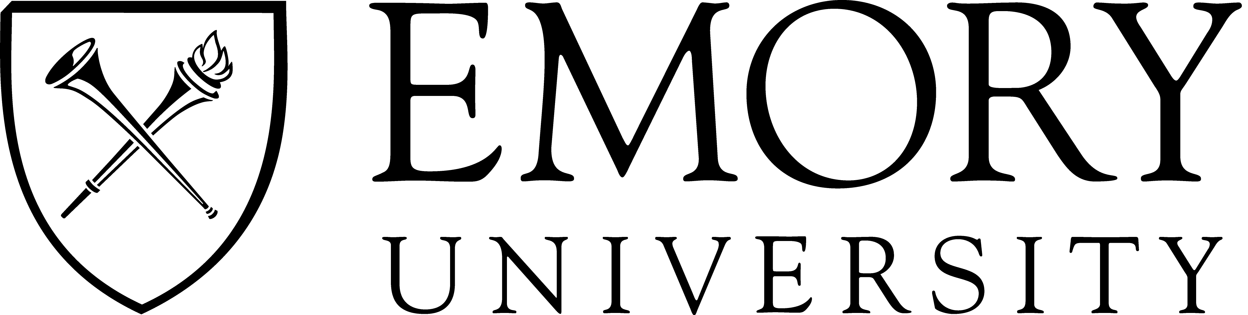 Emory University Hospital Logo Black PNG