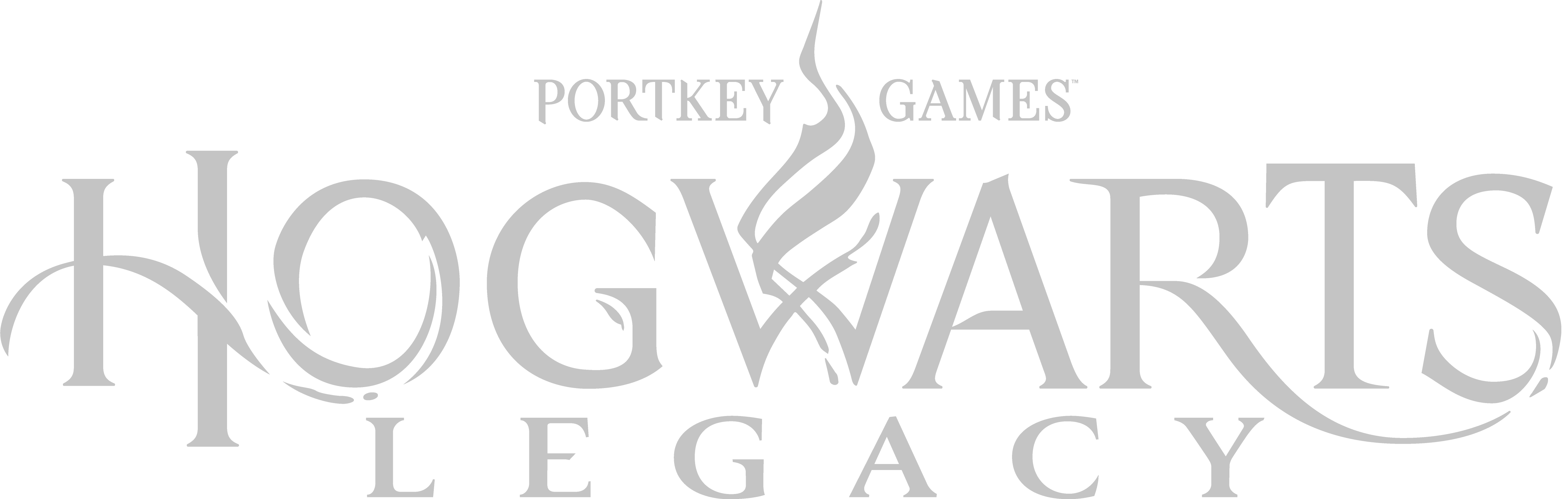Hogwarts Legacy Logo Silver PNG