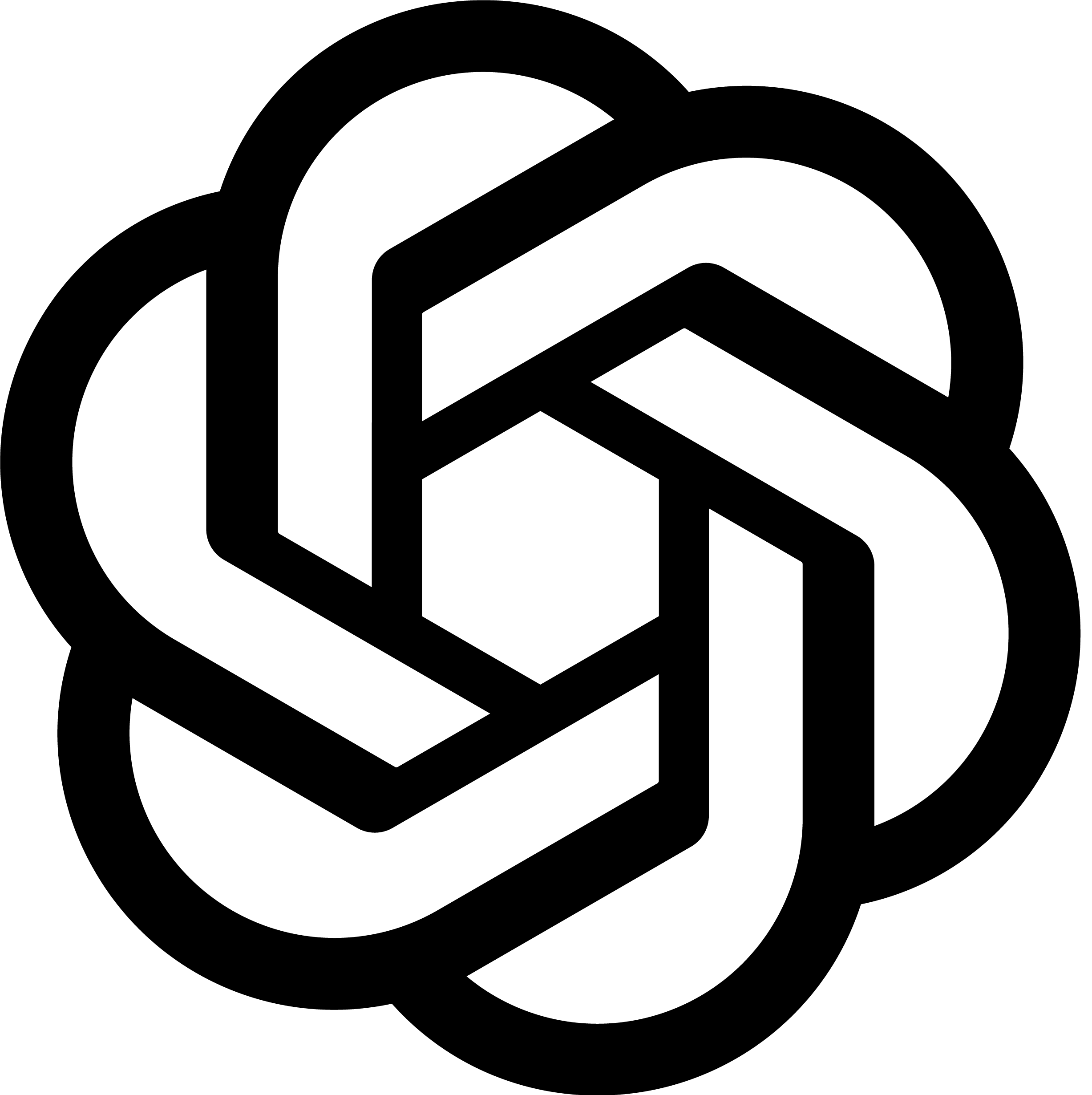ChatGPT Icon Black PNG