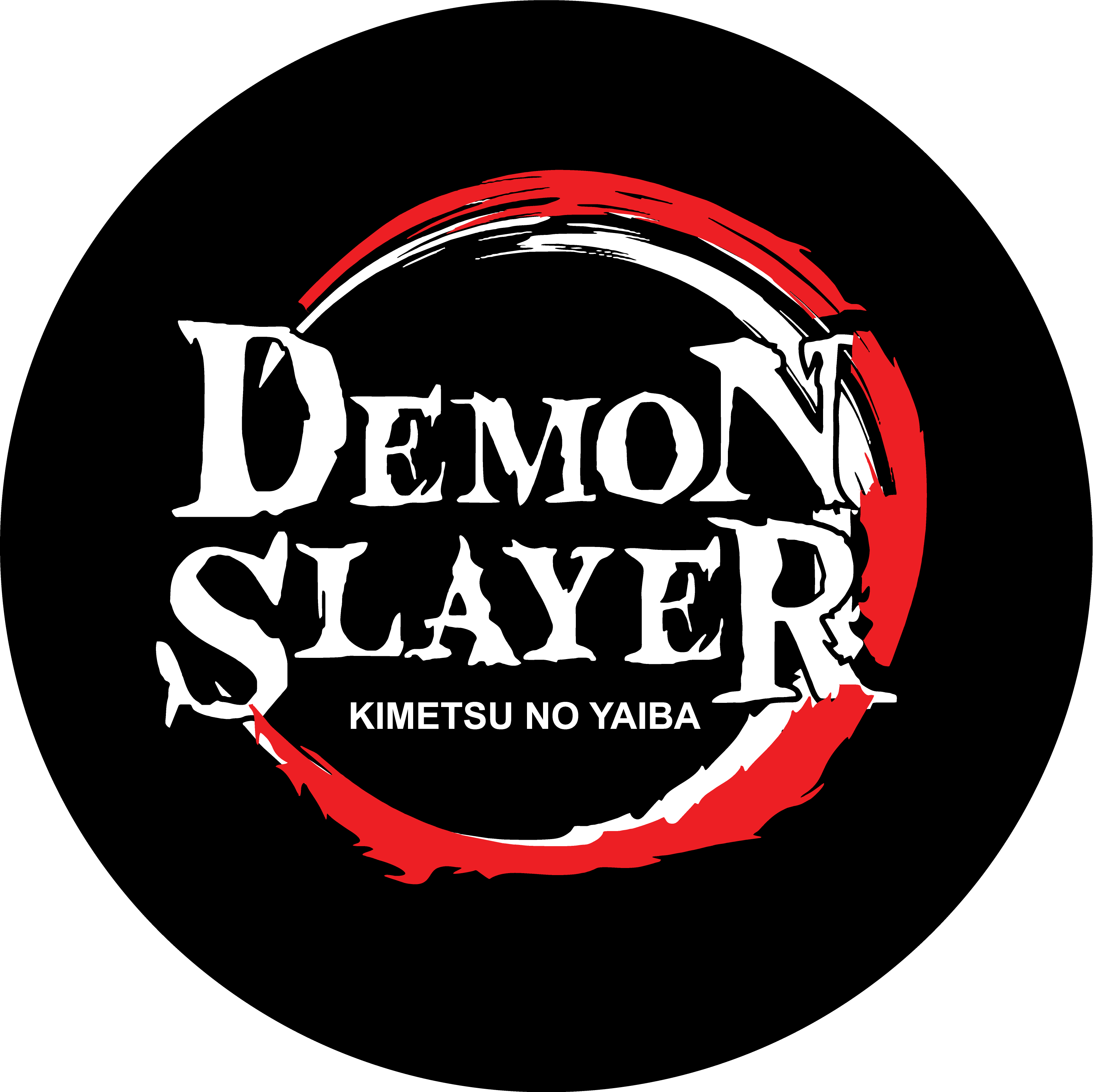 Circle Demon Slayer Logo PNG