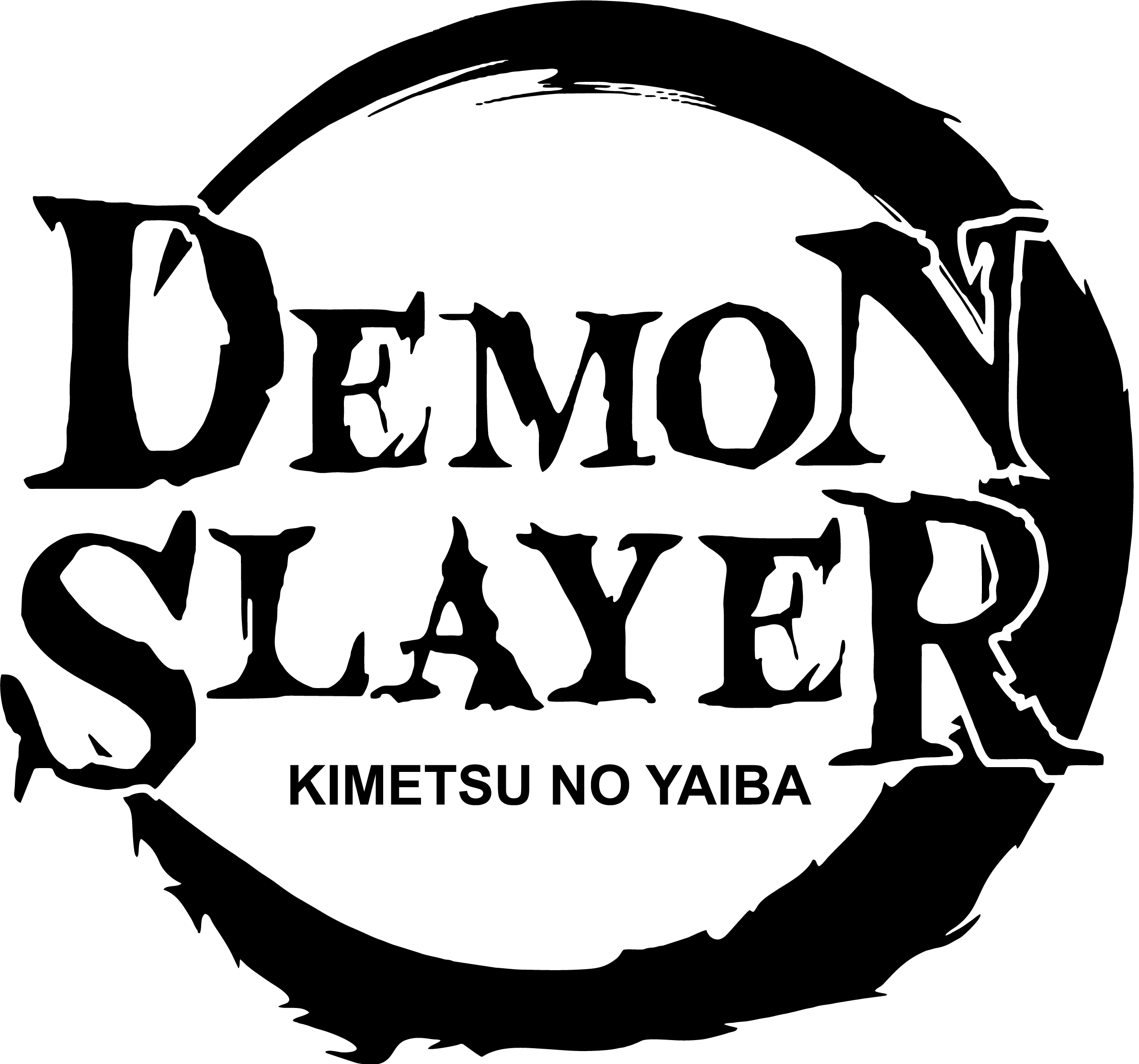 Demon Slayer Black Logo PNG