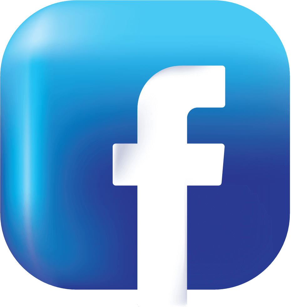 3D Facebook Logo PNG