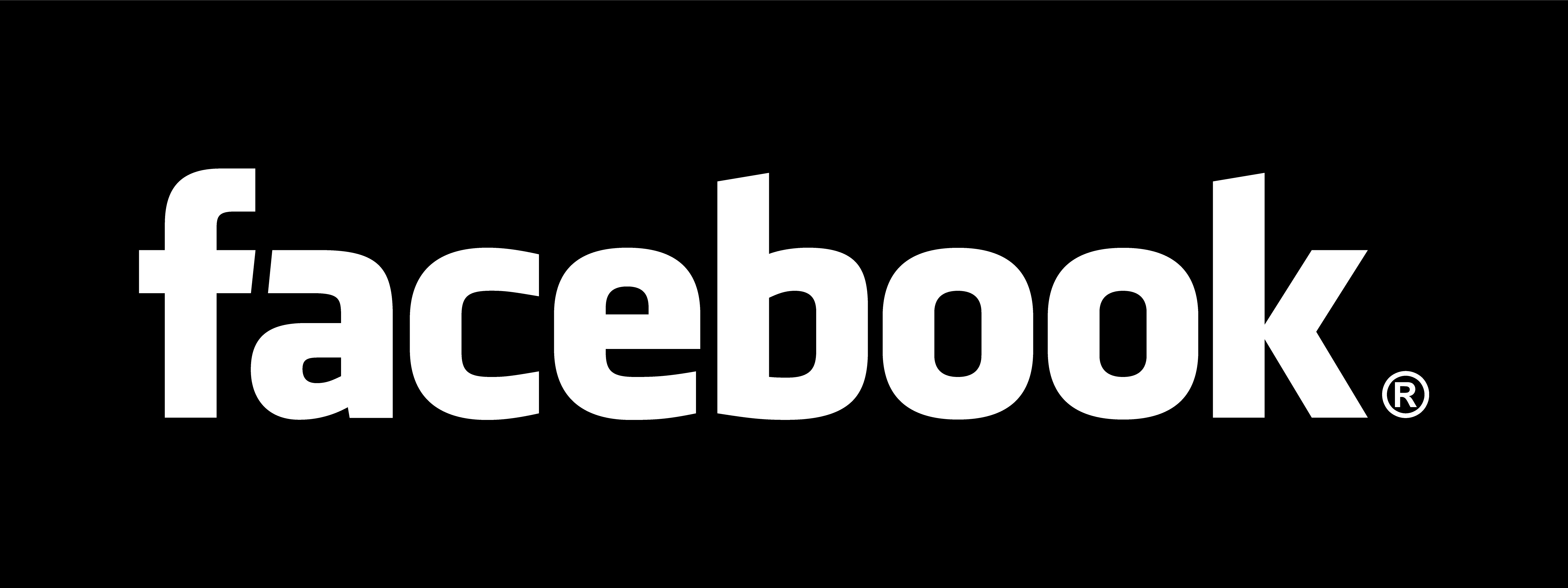 Black Facebook Transparent Logo PNG