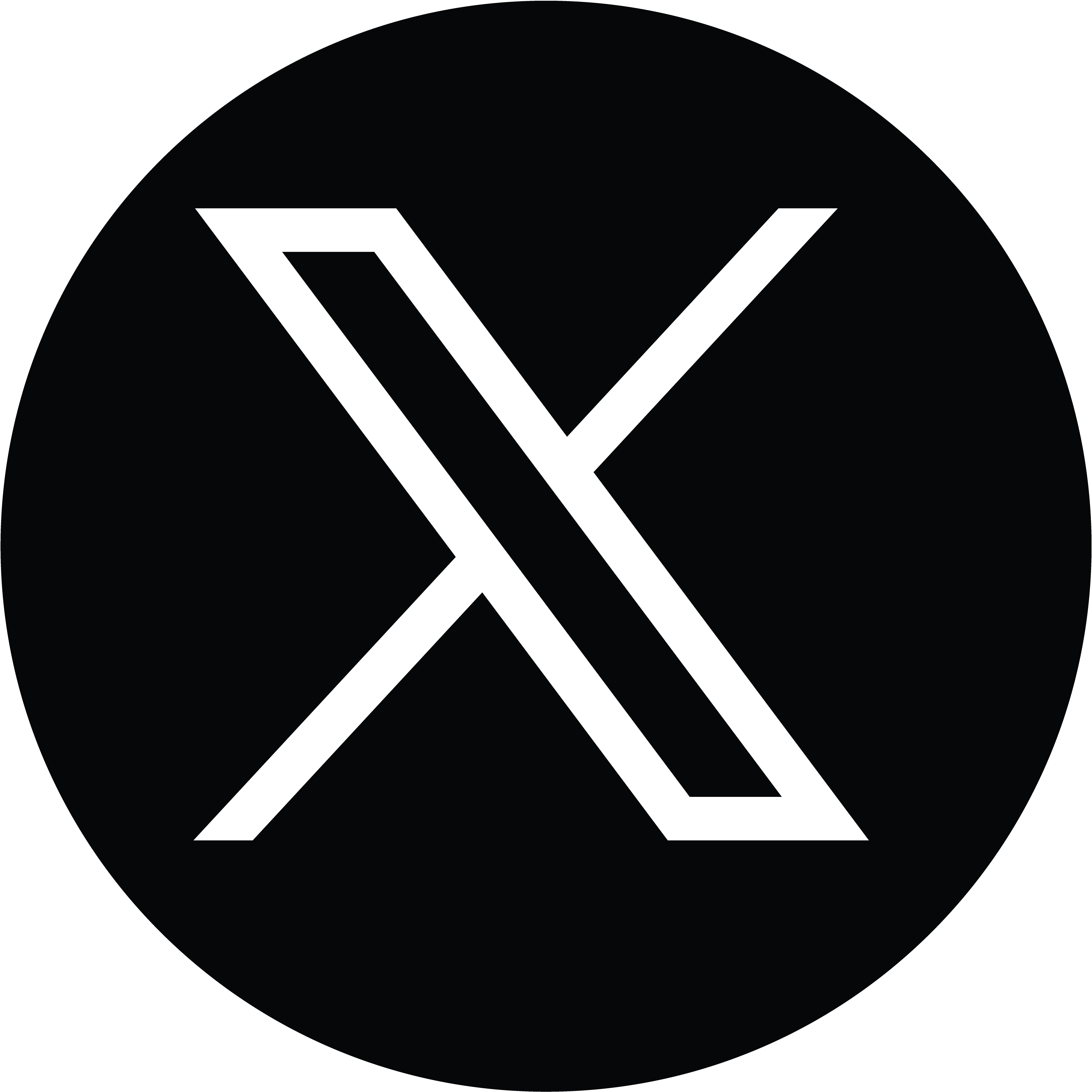 Twitter X Logo Circle PNG
