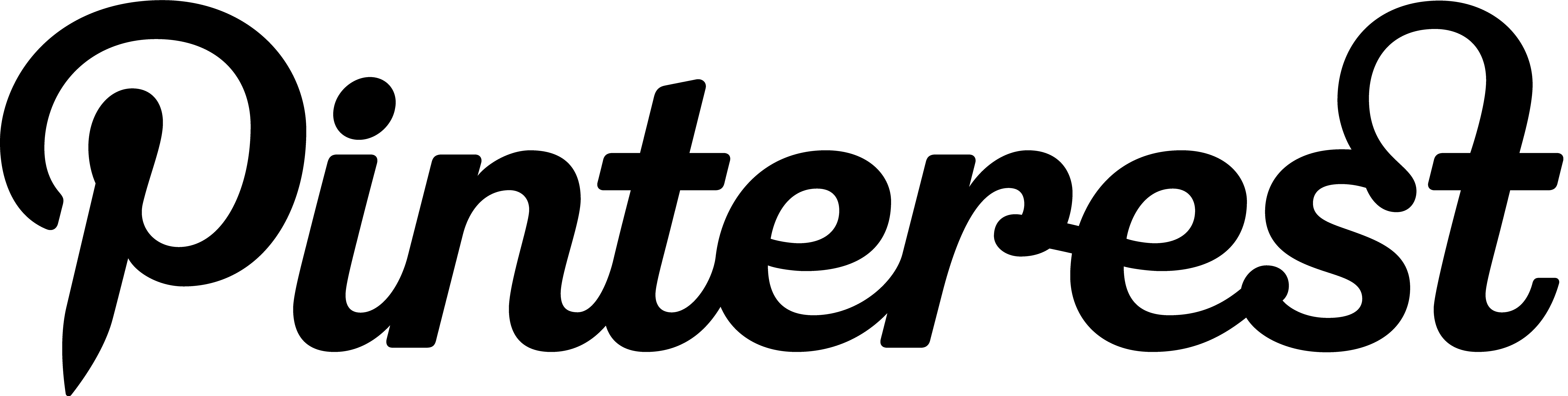 Pinterest Font Black PNG Pinterest Font Black PNG